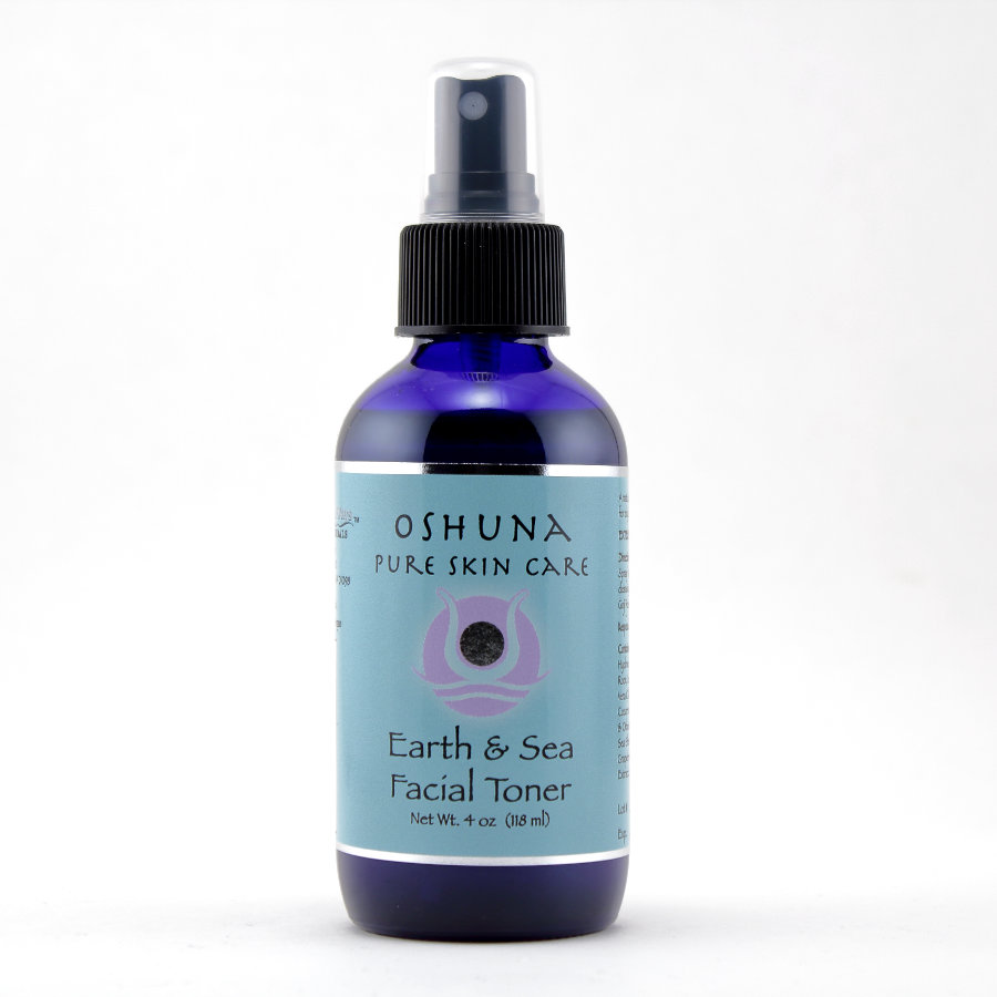Oshuna Pure Skin Care ~ Earth & Sea Facial Toner 4 oz